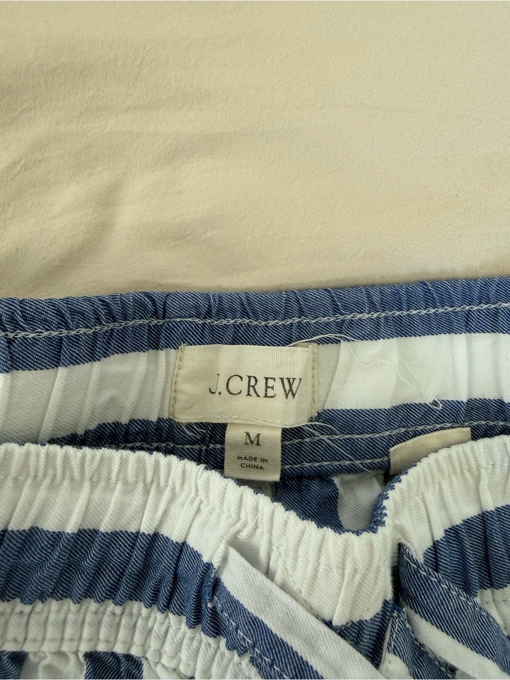 J. Crew Blue & White Stripe Pajama Set - Picture 5 of 5
